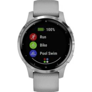 Chytré hodinky Garmin vivoactive 4 Small Powder Gray/Stainless