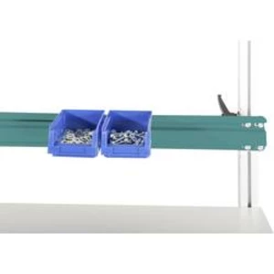 Manuflex LZ8322.5021 ESD-boxy Nosná kolejnice pro Alu-Aufbauportal, ve vodní modrá RAL 5021, Šxhxv = 1496 x 2 x 100 mm