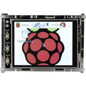 Raspberry Pi RB-TFT3.2-CASE pro dotykový displej, akrylová čirá