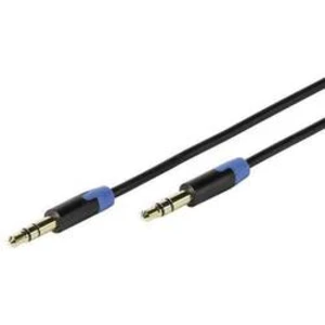 Jack audio kabel Vivanco 41904, 1.20 m, černá