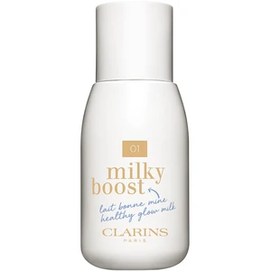 Clarins Milky Boost tónovací mléko pro sjednocení barevného tónu pleti odstín 01 Milky Cream 50 ml