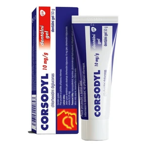 CORSODYL 1% Zubní gel 50 g