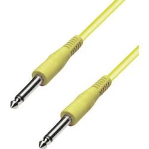 Instrumentální kabel s pogumováním JACK 6,3 mm Paccs, 4 m, žlutý