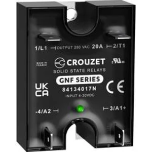 Polovodičové relé Crouzet SSR GNF 84134017N, 25 A, 1 ks