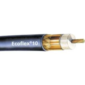 Koaxiální kabel SSB Ecoflex 10 (6085), 50 Ω, stíněný, černá, 1 m