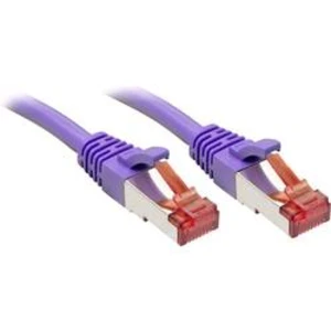 Síťový kabel RJ45 LINDY 47823, CAT 6, S/FTP, 1.50 m, fialová