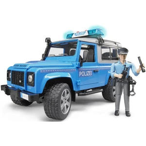 Bruder 02597 Policejní Land Rover Defender s policistou