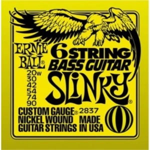 Ernie Ball 2837 6 Bass Guitar 20w-90 Struny Do Gitary Basowej