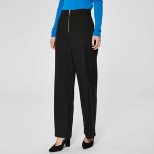 SELECTED FEMME Čierne culottes nohavice Tola