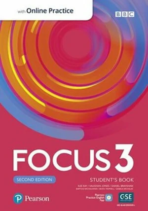 Focus 3 Student´s Book with Standard Pearson Practice English App (2nd) - Sue Kay