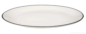 Dezertní talíř s proužkem 14,5 cm A TABLE LIGNE NOIR ASA Selection - bílý