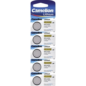 Camelion CR2025 gombíková batéria  CR 2025 lítiová 150 mAh 3 V 5 ks