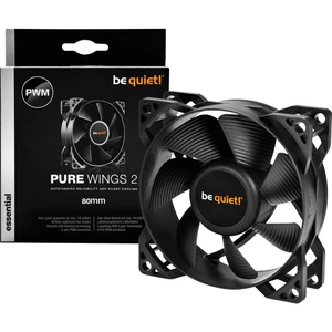 BeQuiet Pure Wings 2 PWM PC vetrák s krytom čierna (š x v x h) 80 x 80 x 25 mm