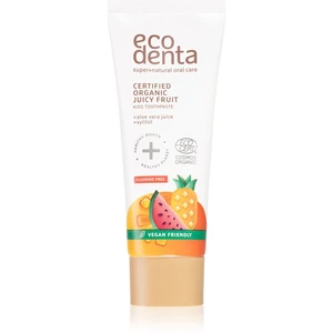 Ecodenta Organic Kids Certified Organic Juicy Fruit dětská zubní pasta 75 ml