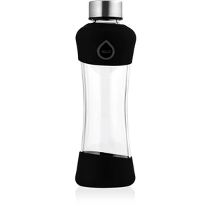 Equa Active sklenená fľaša na vodu Black 550 ml