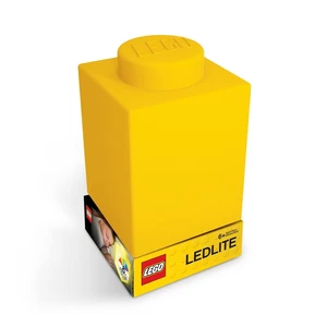 Žlté silikónové nočné svetielko LEGO® Classic Brick