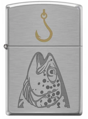 Zippo benzínový zapalovač fish hook design