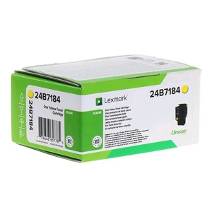 Lexmark 24B7184 žlutý (yellow) originální toner