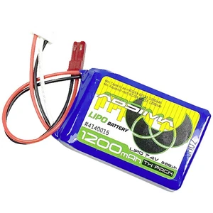 Absima akupack Li-Pol 7.4 V 1200 mAh Počet článkov: 2  SoftCase BEC