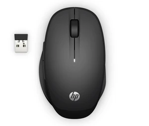 Ergonomická myš HP Dual Mode Mouse 300, bezdrátová, černá