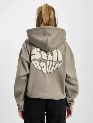 Women's sweatshirt DEF Hoody Heart - grey