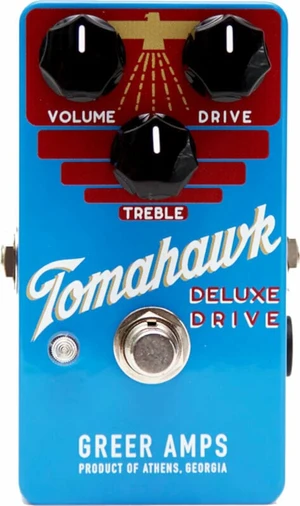 Greer Amps Tomahawk Overdrive Gitáreffekt