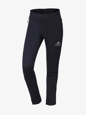 Navy blue women's softshell pants ALPINE PRO Kinaha