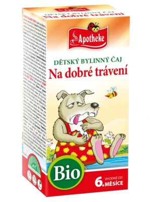 Apotheke Dětský čaj BIO dobré trávení 20 ks