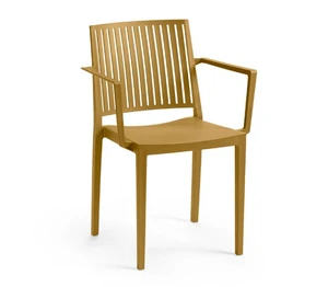 Jídelní židle BARS ARMCHAIR Hořčicová