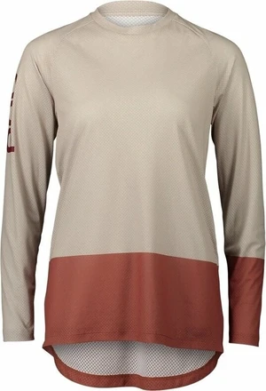 POC MTB Pure Women's LS Jersey Light Sandstone Beige/Himalayan Salt L