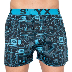 Men's briefs Styx art sports rubber printed circuit board