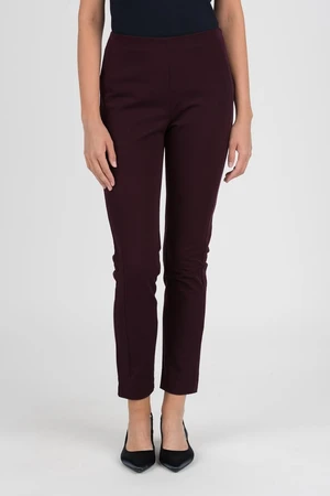 Tommy Hilfiger Trousers - JAZLYN HW ANKLE LEGGING burgundy