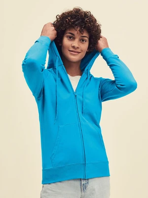 Blue Lady fit Fruit Of The Loom hoodie