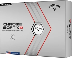 Callaway Chrome Soft X LS 2022 Golf Balls White Basic Palle da golf