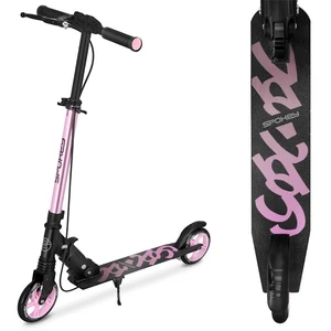 Spokey VACAY PRO Scooter with Handbrake, Wheelie 145 mm, Pink