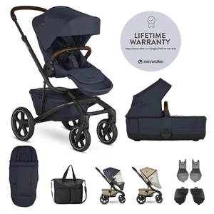 EASYWALKER SET XXL kočík kombinovaný Jimmey Indigo Blue s príslušenstvom,EASYWALKER Kočík kombinovaný Jimmey Indigo Blue XXL RWS