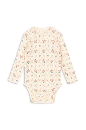 Bavlněné kojenecké body Konges Sløjd MINNIE BODY GOTS KS101606