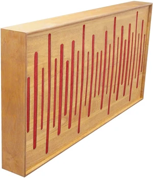 Mega Acoustic FiberExcellentPRO120 Natural/Red Panneau de bois absorbant