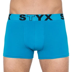 Men's boxers Styx sports rubber light blue