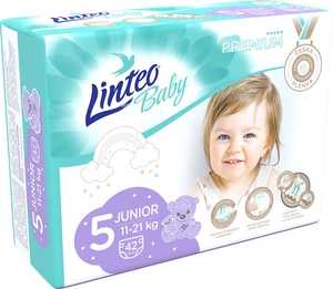 LINTEO Plienky Baby Premium JUNIOR 42 ks