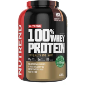 NUTREND 100% Whey Protein čokoláda/oříšek 2250 g