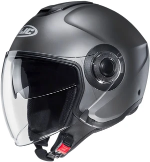 HJC i40N Solid Semi Flat Titanium M Kask