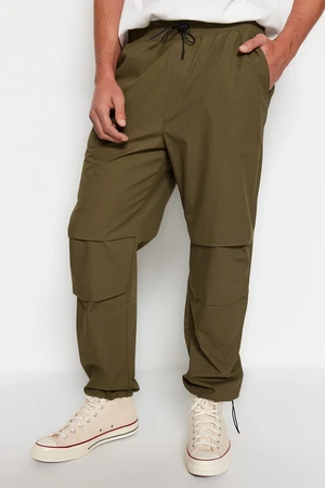 Trendyol Khaki Jogger Fit Baggy Parachute Trousers