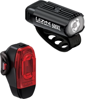 Lezyne Hecto Drive 500XL/KTV Drive+ Pair Black 500 lm-40 lm Front-Rear Luces de ciclismo