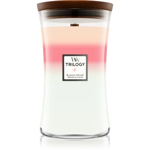 Woodwick Trilogy Blooming Orchard vonná svíčka 609,5 g