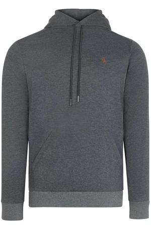 V4011 DEWBERRY MEN'S HOODED SWEATSHIRT-ANTHRACITE