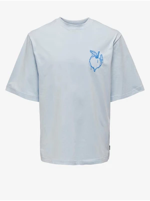 Light blue men's T-shirt ONLY & SONS Andres - Men