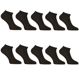 10PACK socks Nedeto low black