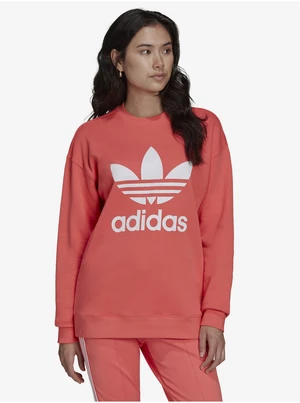 Růžová dámská mikina adidas Originals - Dámské