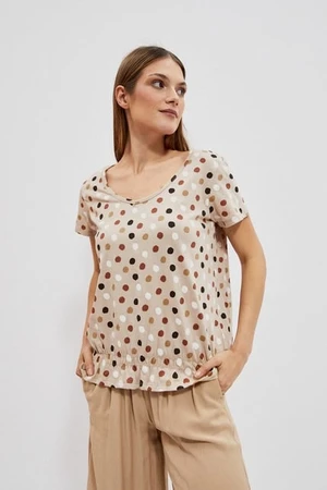 Moodo Women's T-shirt - light beige